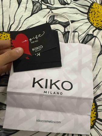 Продам подарочный сертификат KIKO Milano