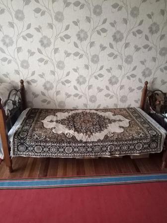 Кровать одноместная кованная