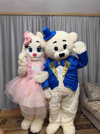 Аренда костюмов мишка и зайка