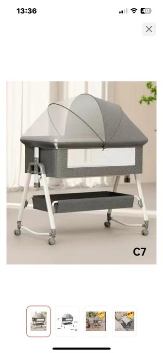 Манеж люлька механическая