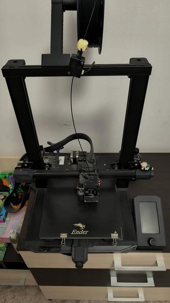 Creality Ender-3 S1 стекло ультрабаза 2 клея пластик