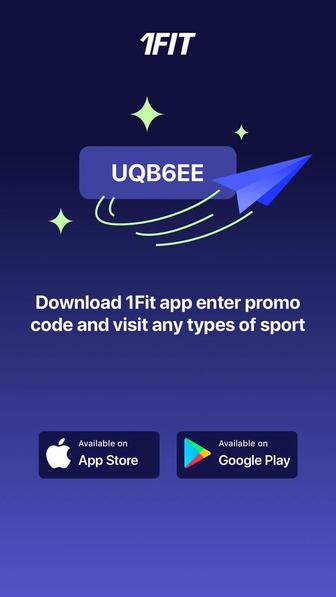 1Fit промокод на скидку UQB6EE