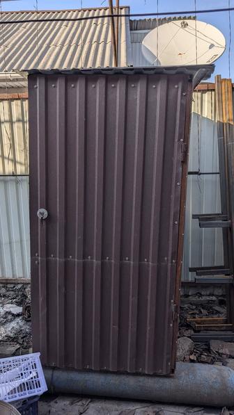 Железная кабинка. Каркас туалета/душа из профнастила