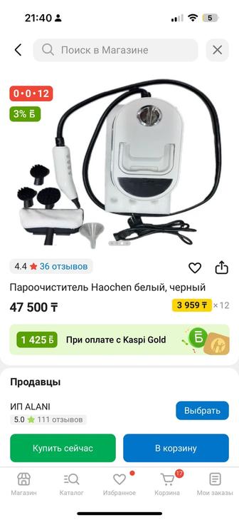 Пароочиститель