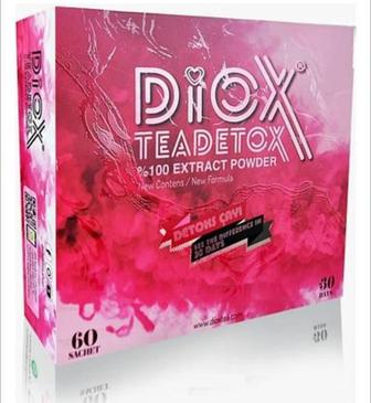 Diox Teadetox ( Детокс Красный чай ) для похудения,Турция(60 саше)