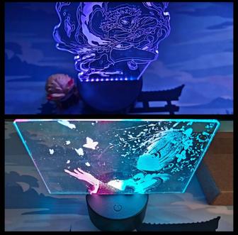 2-аниме ночника чиби с карточкой