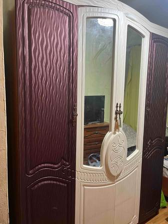 Продам кровать и шкаф производства Алматинское