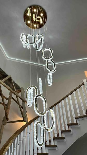 Люстра установка