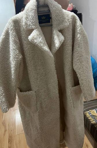 Продам шубку тедди новая в подарок ботфорты