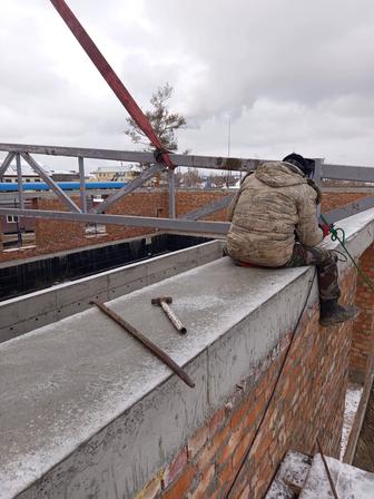 Услуги каменщиков.Кровельные и фасадные работы.