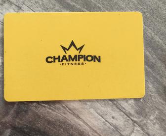 Абонемент на фитнес