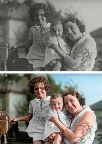 Восстановление и реставрация старых фотографий Оживление фото
