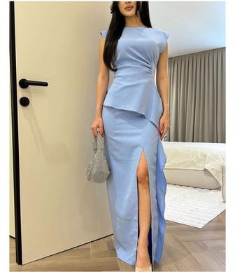 Вечернее платье IN STYLE голубой