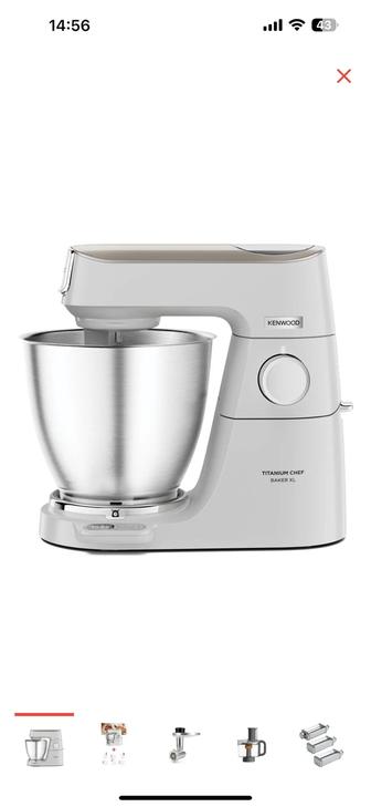 Kenwood Titanium Chef Baker KVL65.001WH с 6 насадками