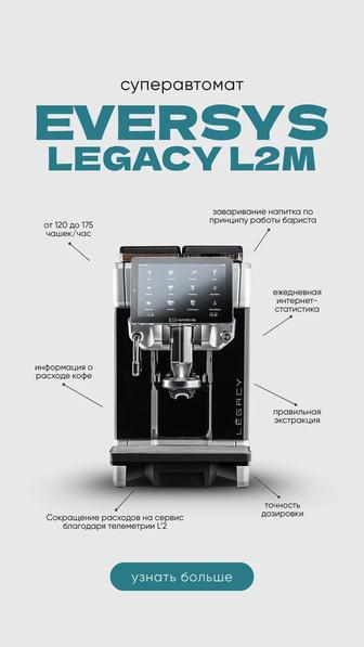 Кофемашина Eversys Legacy Б/У