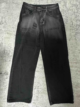 Штаны черно-серые. M