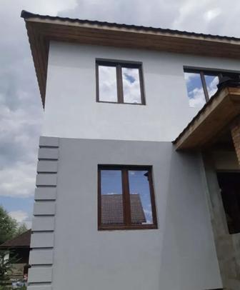 Декоративная штукатурка фасадов, дождик , мюнхенская, травертин,