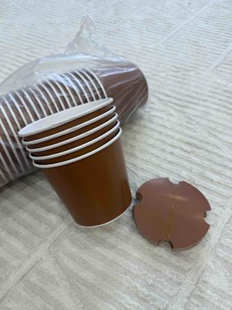 Ведро бумажное для крылышек крафт