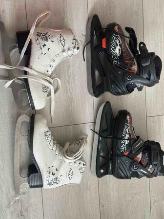 Отдам бесплатно коньки