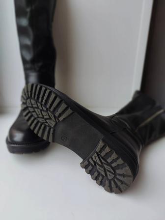 Сапоги демисезонные из натуральной кожи размер 36