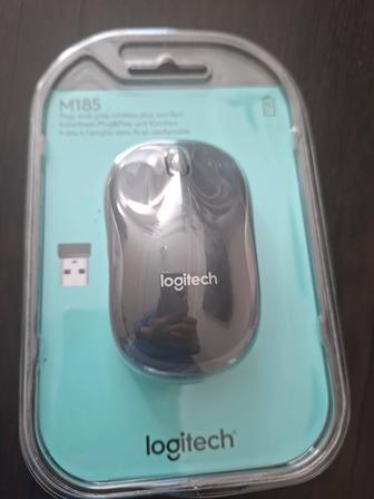 Мышь Logitech M 185 серая