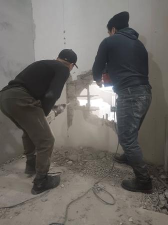 Демонтаж стен квартир