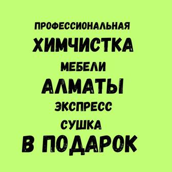 Химчистка мягкой мебели. Экспресс сушка в подарок