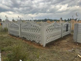 Железо бетонные заборы изготовление, установка, доставка