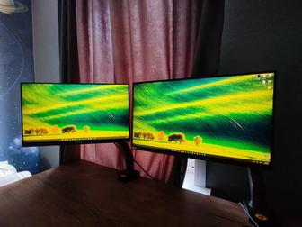 Два монитора. LG 144hz и PHILIPS 75hz