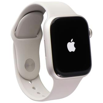 Apple Watch 9 45mm белый титан