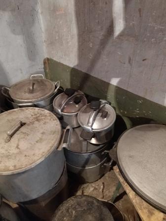 Фляги и кастрюли алюминиевые ссср