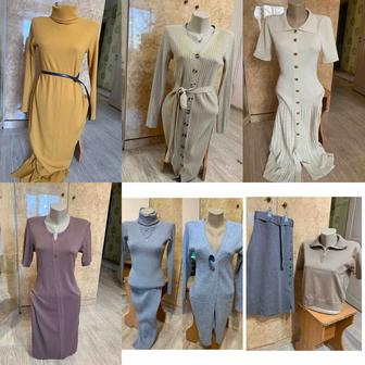 Платья трикотажные р.42-44