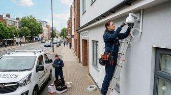 Установка видеонаблюдения для дома/дачи.