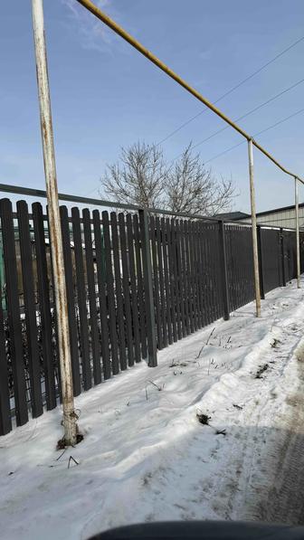 Забор Евроштакет под ключ