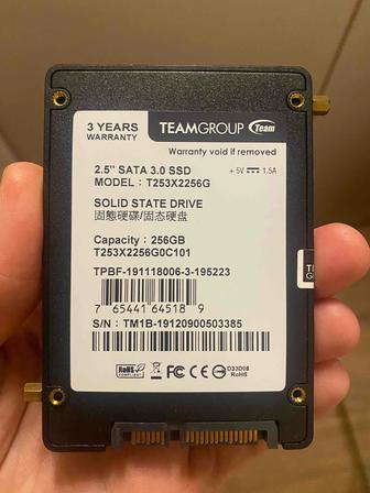 Team group ssd 256gb в рабочем состоянии