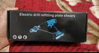 Насадка на шуруповёрт и дрель для резки листового металла