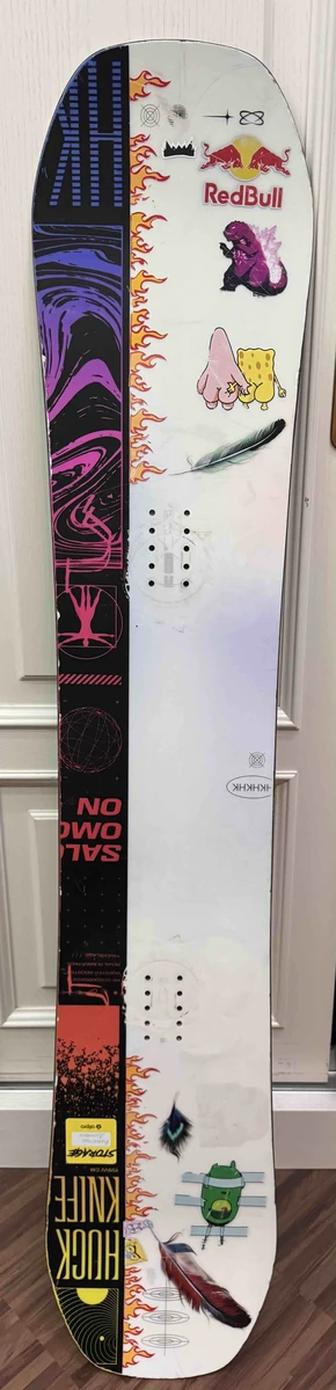 Продам сноуборд с креплениями Salomon huck knife 159W