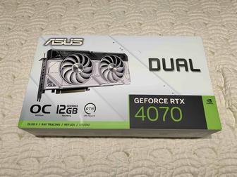 Видеокарта ASUS Dual GeForce RTX 4070 White OC 12гб