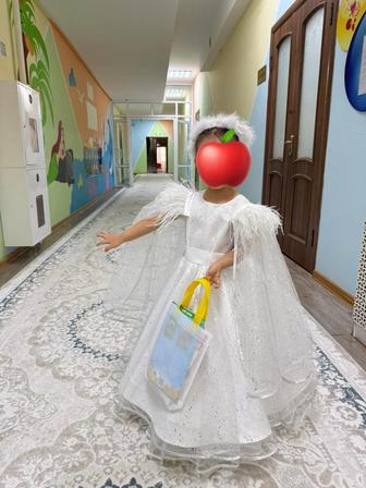 Платья СНЕЖИНКИ на 3-7лет