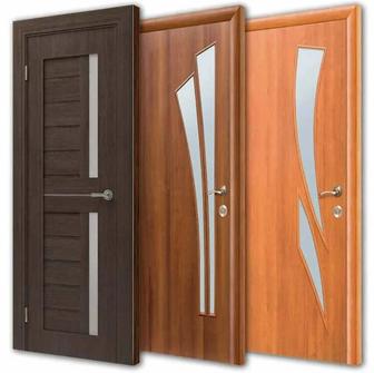 Установка дверей, отделка дверных проемов.