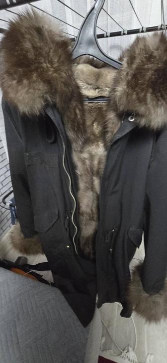 Зимняя парка с мехом