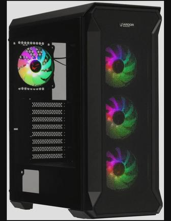 Корпус ARDOR GAMING Rare M2 ARGB черный. Новый.