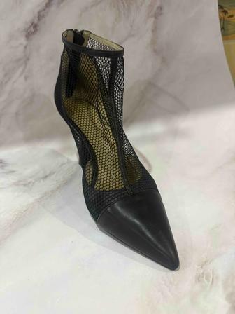 Кожаные туфли черные