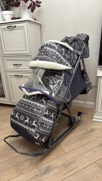 Сани коляска