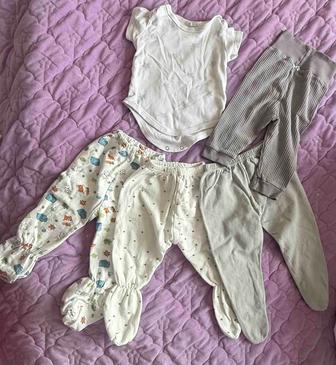 Продам детские ползунки, Боди и штанишки