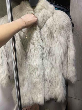 Шуба из меха песца