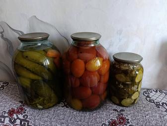 Огурцы помидоры соленья