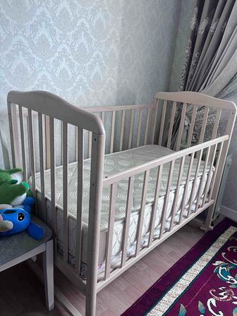 Детский кровать с матрасом, цена договорная