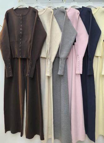 Теплые трикотажные двойки