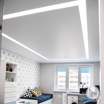 Натяжные потолки. КЕРМЕЛІ ТӨБЕЛЕР